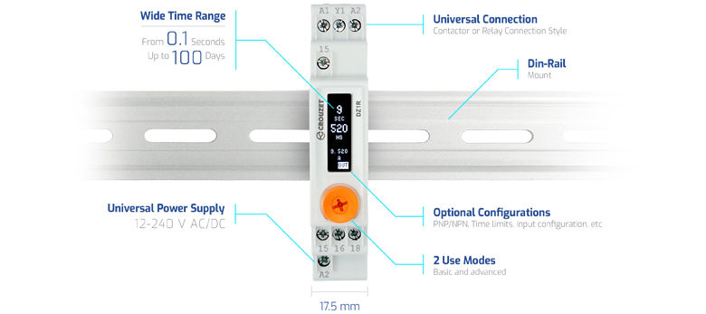 DZ1R08MV1 Digital Timer DZ1R08MV1 Digitales Zeitrelais